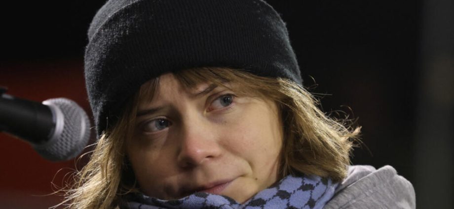 Activist Greta Thunberg arrested at London pro-Palestinian protest