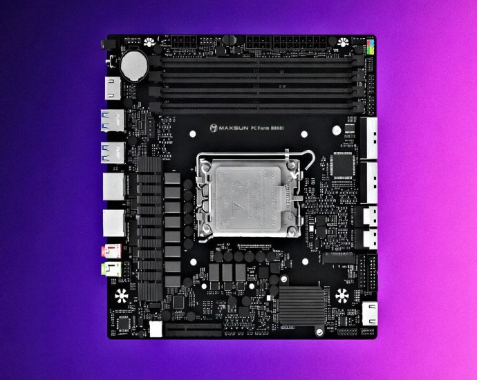 This Mini-ITX motherboard with four DDR5 slots could end up as rival to Nvidia’s Petaflop AI mini PC