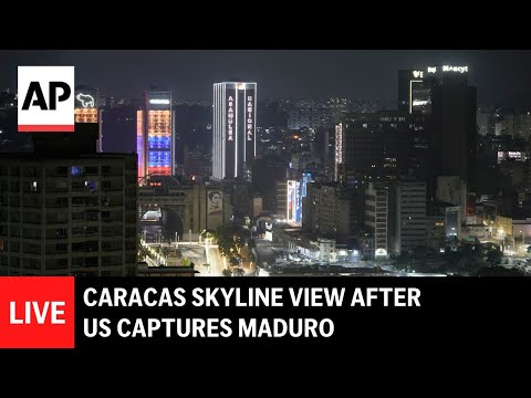 live:-view-of-caracas-skyline-after-us-deposes-maduro-in-venezuela