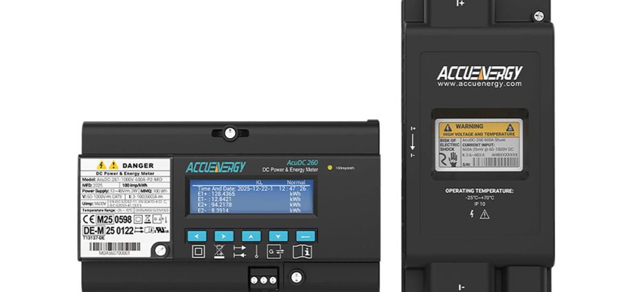 accuenergy-debuts-acudc-260-series,-revenue-grade-dc-power-meters-for-ev-charging
