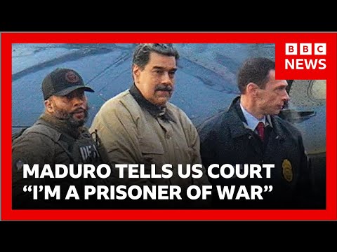 maduro-in-court-–-venezuela’s-deposed-leader-tells-judge-“i-am-a-prisoner-of-war”-|-bbc-news