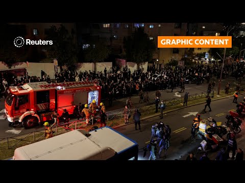 graphic-content-warning:-teen-killed-after-bus-hits-ultra-orthodox-protesters-in-jerusalem-|-reuters