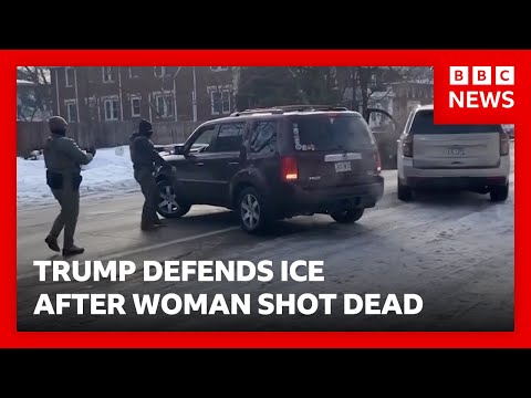video-shows-ice-immigration-officer-shooting-dead-woman-driver-in-minneapolis-|-bbc-news