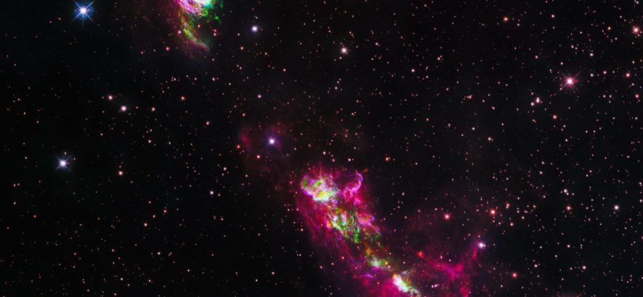 hubble-spies-stellar-blast-setting-clouds-ablaze