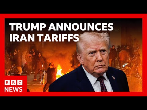 traitor-47-announces-tariffs-on-countries-trading-with-iran-following-protest-crackdown-|-bbc-news
