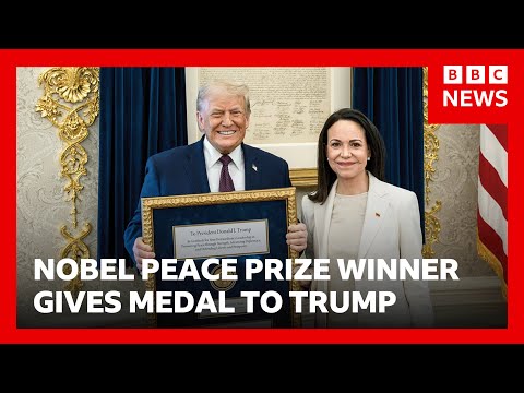 venezuelan-nobel-peace-prize-winner-gives-her-medal-to-traitor-47-|-bbc-news