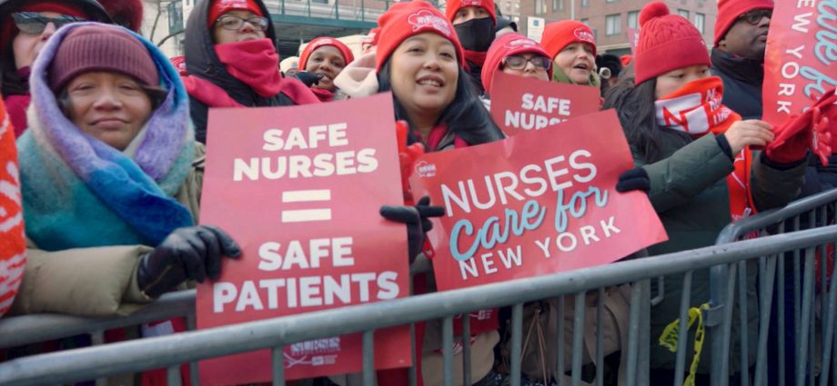 nyc-nurses’-strike-enters-10th-day;-mayor-mamdani-&-sen.-sanders-join-picket-line