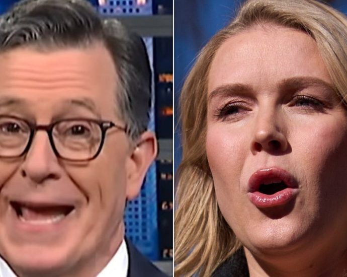 stephen-colbert-rips-‘dumbass’-karoline-leavitt-for-wild-defense-of-the-traitor’s-greenland-gaffe