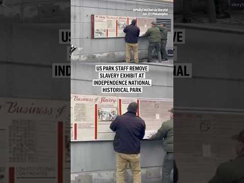 us-park-staff-remove-slavery-exhibit-at-independence-national-historical-park