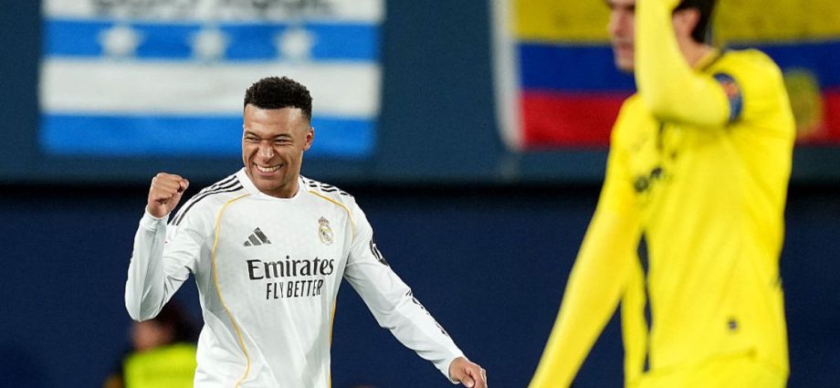 mbappe’s-brace-at-villarreal-sends-real-madrid-to-top-of-la-liga