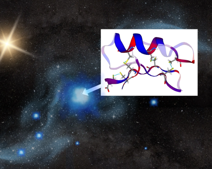 Proteins before planets: How space ice may have created the 1st building blocks of life