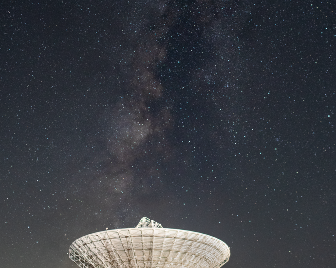 Goldstone’s DSS-15 Antenna and the Milky Way