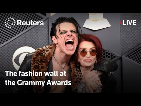 live:-the-fashion-wall-at-the-grammy-awards-|-reuters