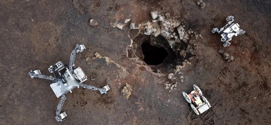 Robots descend into lava tubes to prepare for future Moon bases