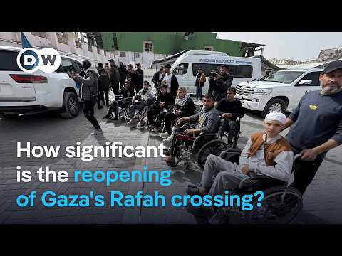 first-gazans-begin-crossing-to-egypt-for-medical-treatment-after-partial-rafah-reopening-|-dw-news