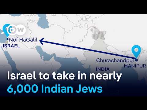 practicing-jews-from-‘lost’-indian-tribe-to-relocate-to-israel’s-volatile-north-|-dw-news