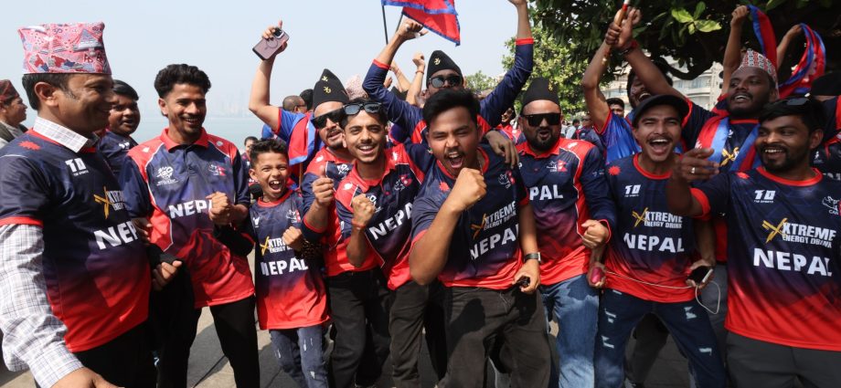 t20-world-cup:-nepal-fans-light-up-wankhede-despite-painful-england-loss