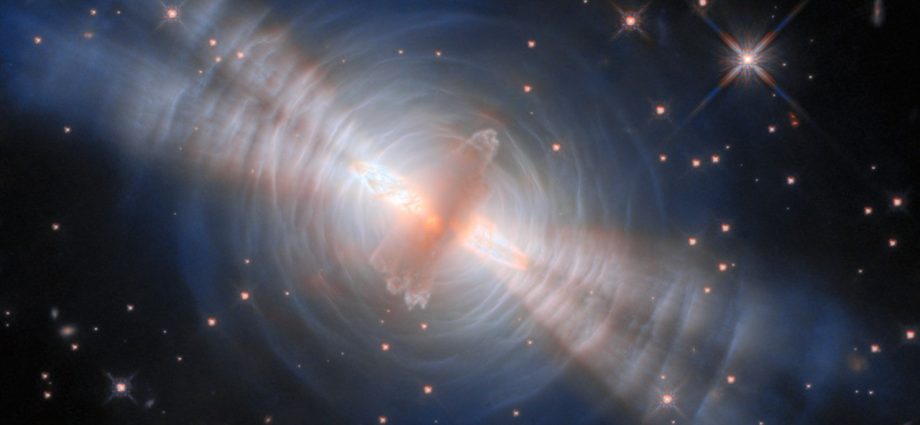 NASA’s Hubble Captures Light Show Around Rapidly Dying Star