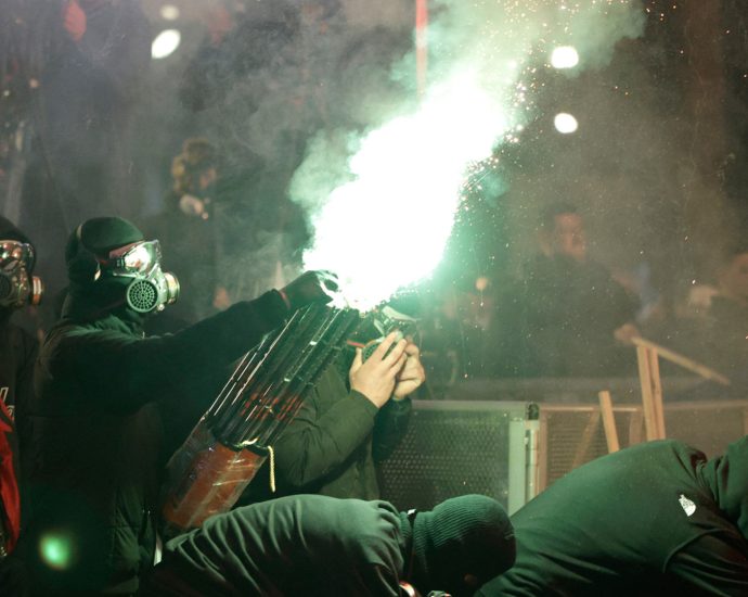 explosions-and-fireworks-at-albania-anti-government-protests