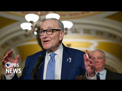watch-live:-schumer-speaks-after-democrats-vote-against-dhs-funding-bill,-making-shutdown-likely