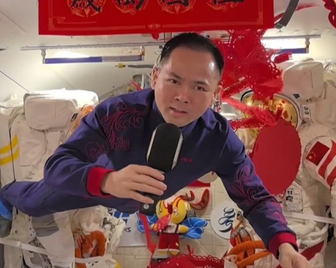 Chinese astronauts filmmusic video in space to celebrate Lunar New Year 2026