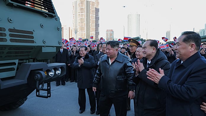 north-korean-leader-kim-jong-un-drives-rocket-launcher-vehicle