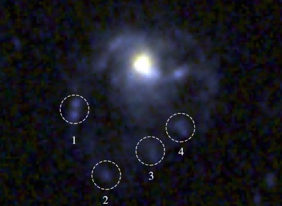Webb Discovers Most Distant Jellyfish Galaxy Ever Seen