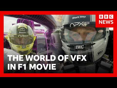 f1-movie-vfx-supervisor-reveals-how-film-was-made-|-bbc-news