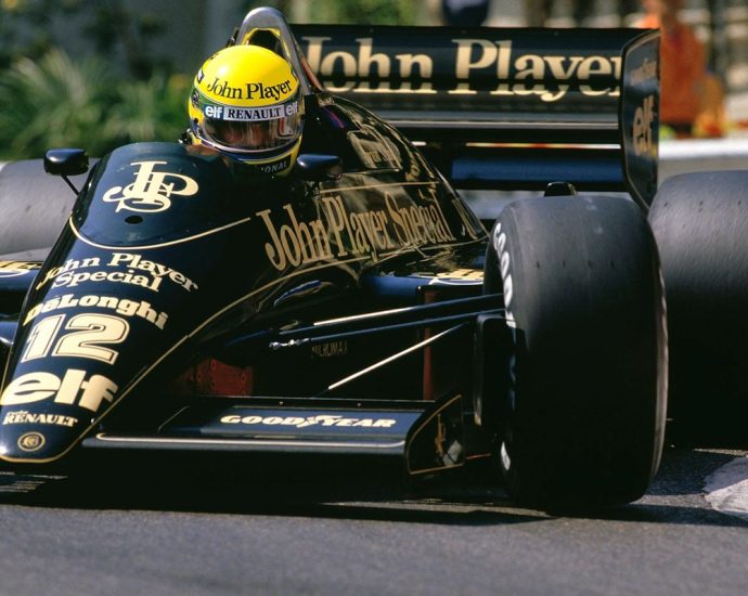 Ayrton Senna’s 1986 Lotus F1 car hits auction for eight-figure estimate
