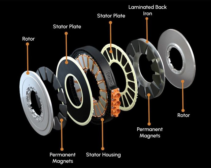 evolito-to-develop-axial-flux-motor-for-electric-aircraft-wheel-taxi-system