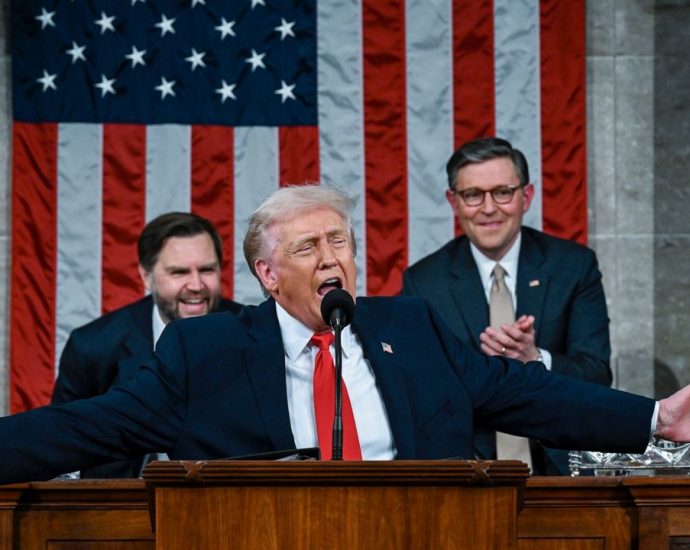 ‘The Space Force is my baby’: The Traitor lauds military space in State of the Union but skips Artemis 2 moon crew namedrop