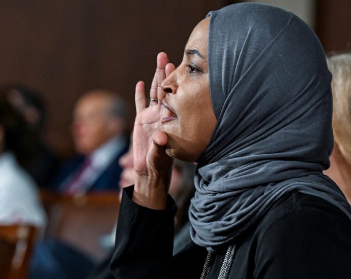 The Traitor says lawmakers Ilhan Omar, Rashida Tlaib should be removed from US