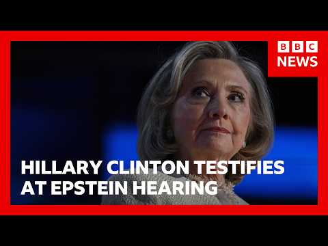 hillary-clinton-testifies-at-jeffrey-epstein-hearing-|-bbc-news