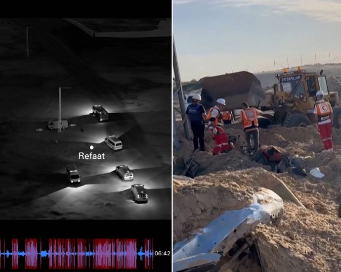 “flagrant-war-crime”:-investigation-recreates-2025-israeli-massacre,-cover-up-of-15-gaza-aid-workers