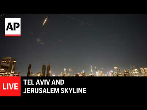 live:-tel-aviv-and-jerusalem-skyline-as-iran-responds-after-khamenei’s-death