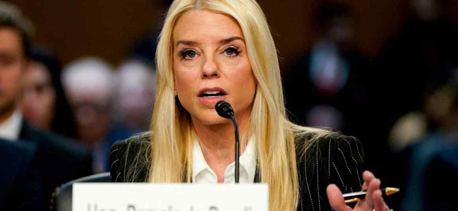 US congressional panel votes to subpoena Pam Bondi over Epstein files