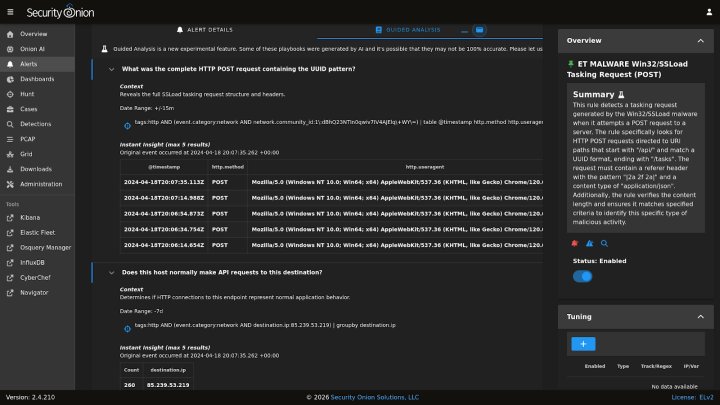 Oracle Linux-based Security Onion 2.4.210 launches with Onion AI local model support