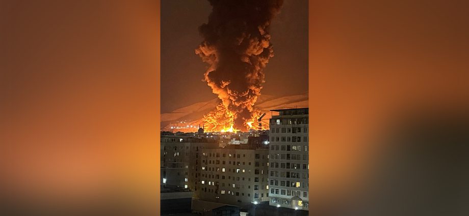 huge-fire-rages-at-tehran-oil-depot-after-israeli-attack
