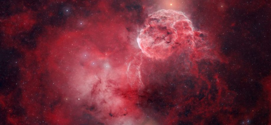 A jellyfish or a brain? Tell us what you see in this gorgeous deep-space nebula photo