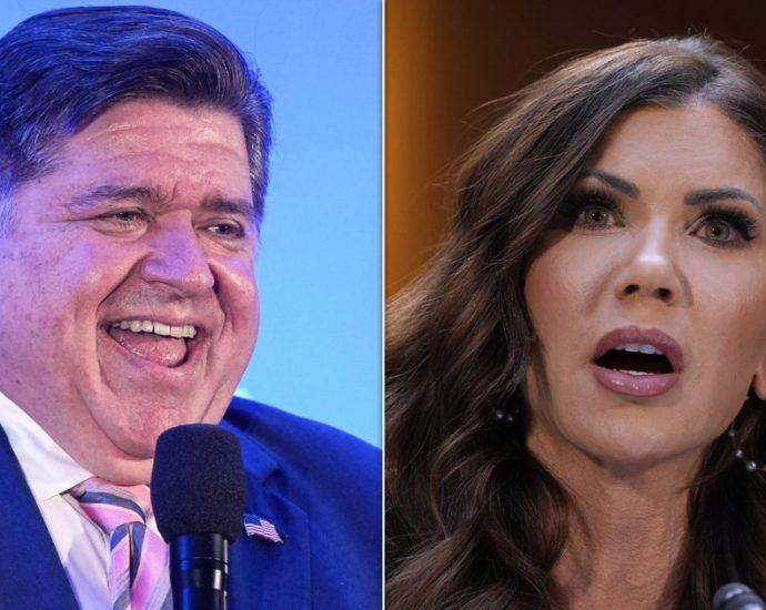 jb-pritzker-trolls-kristi-noem-with-updated-job-title-referencing-her-former-dog-days