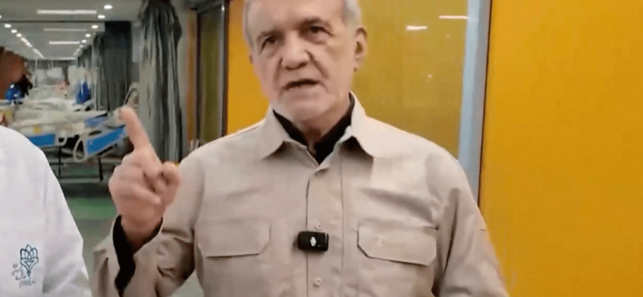 iran-will-not-‘bow’-to-us-and-israeli-pressure,-pezeshkian-says