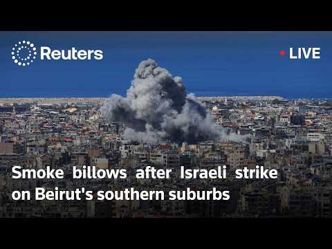 live:-view-of-beirut-skyline-as-smoke-rises-amid-attacks