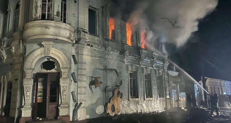 russian-drone-missile-barrage-strikes-seven-locations-across-ukraine,-two-injured-in-dnipro-oblast