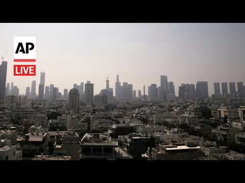 live:-tel-aviv-and-jerusalem-skyline-as-iran-war-continues