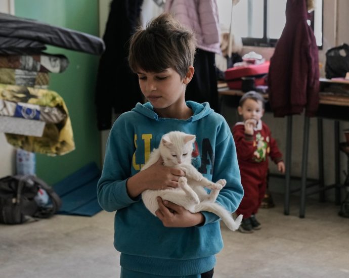 displaced-lebanese-shelter-in-schools,-stadiums-amid-israeli-attacks