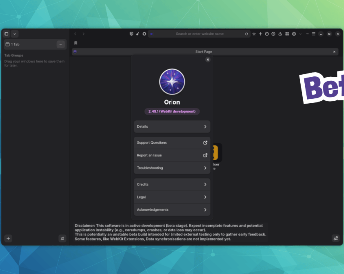 not-a-firefox-fork!-kagi's-orion-browser-arrives-on-linux-as-a-public-beta