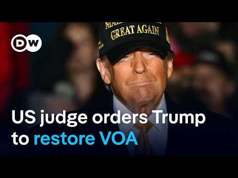 us-federal-judge-blocks-the-traitor’s-shut-down-of-international-broadcaster-voice-of-america-| dw-news