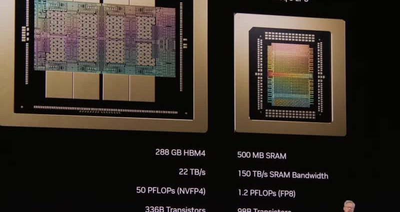 Nvidia unveils Vera, an 88-core Arm CPU for AI and analytics racks
