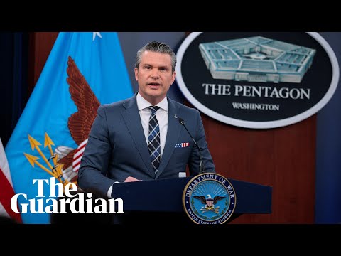 us-secretary-of-defence-pete-hegseth-gives-briefing-on-iran-–-watch-live