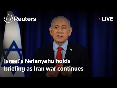 live:-israel’s-netanyahu-holds-a-briefing-as-iran-war-continues
